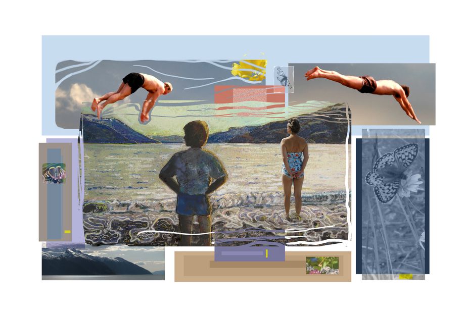 Sommar collage -  Summer  collage 
