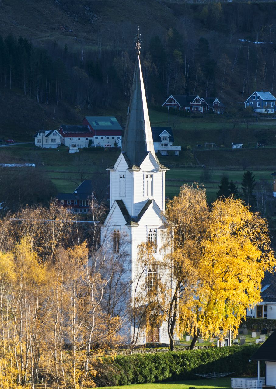 Vik kyrkje - The Vik church